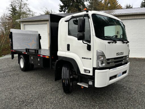 Flatbed for concrete work for Salinas Construction